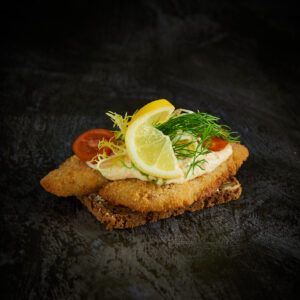 Smørrebrød m/ fiskefilet