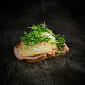Smørrebrød m/ hamburgerryg