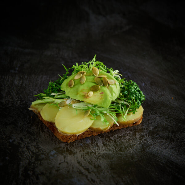 Luksussmørrebrød m/ kartoffel